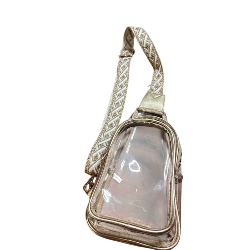 Clear Festival Bag Crossbody Stadium Approved Transparent Purse Concert